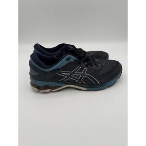 Asics Gel Kayano 26 Running Shoes Midnight Grey Floss 1011A541 Mens Size 13 Wide